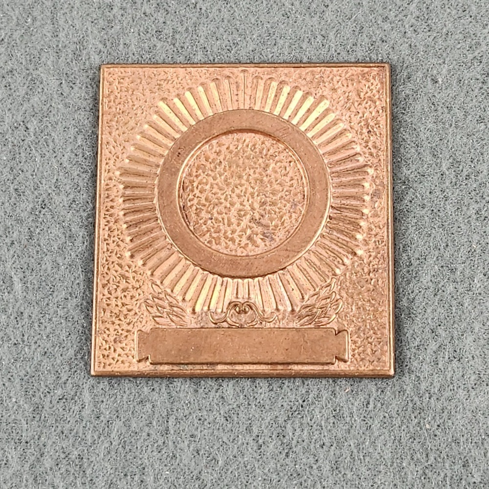 RARE‎ Vintage Police Fire Salesman Sample Badge Blank (C) Unpunched Plate